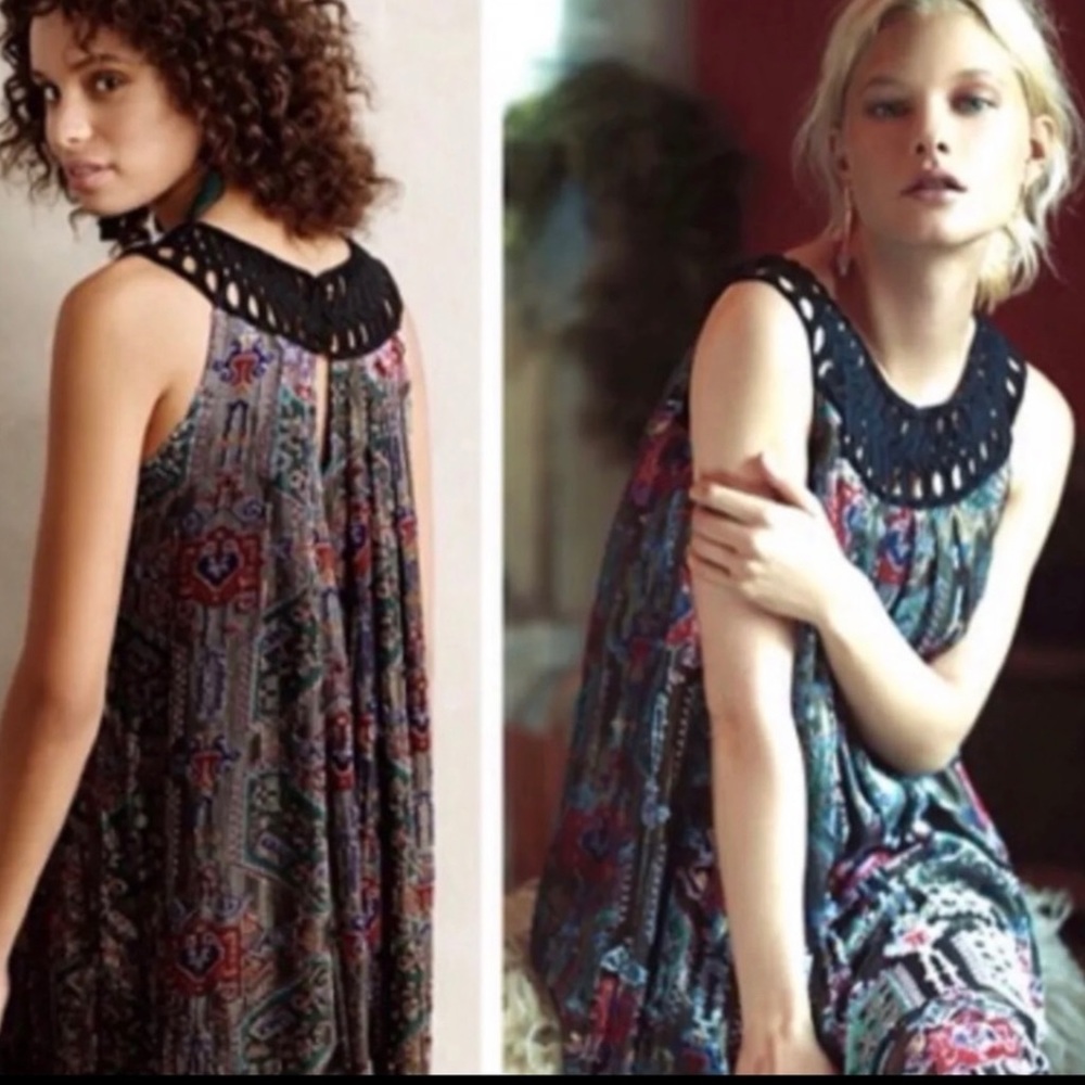 Anthropologie Linnea Velvet Dress By Moulinette Souers Sizes XS / S NWT